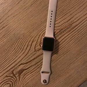 Rose gold 34 mm Apple Watch!